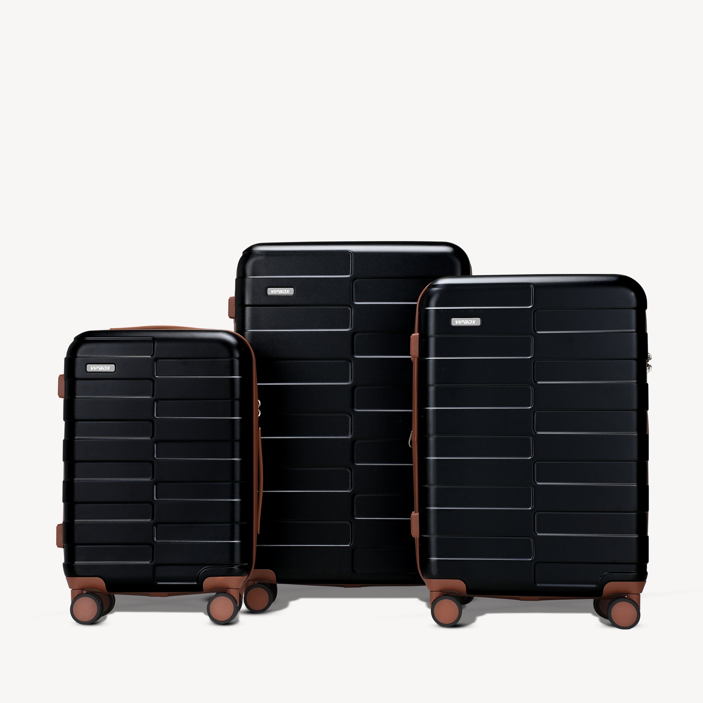 VIPBOX Luggage Set Black